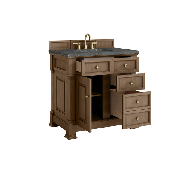James Martin Brookfield 36" Single Vanity with 3 CM Countertop - Luxe Bathroom Vanities