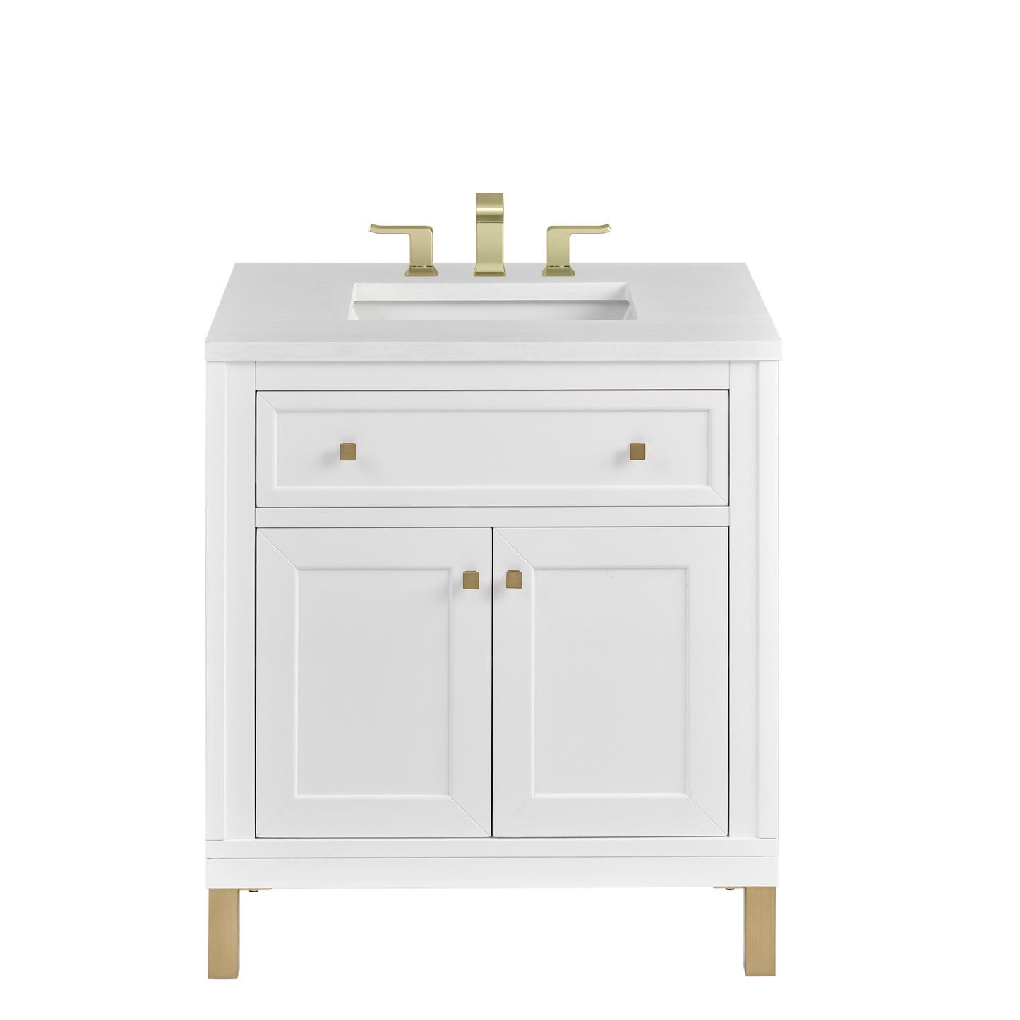 James Martin Chicago 30" Single Vanity with 3 CM Countertop