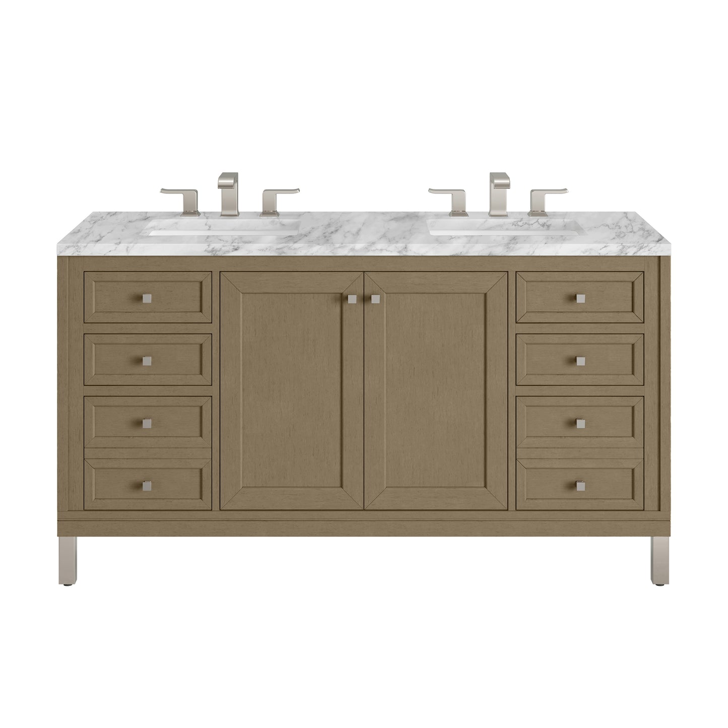 James Martin Chicago 60" Double Vanity with 3 CM Countertop