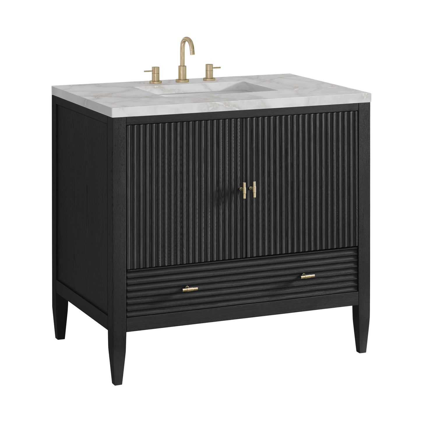 James Martin Myrrin 36" Single Vanity with 3 CM Countertop