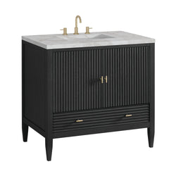 James Martin Myrrin 36" Single Vanity with 3 CM Countertop