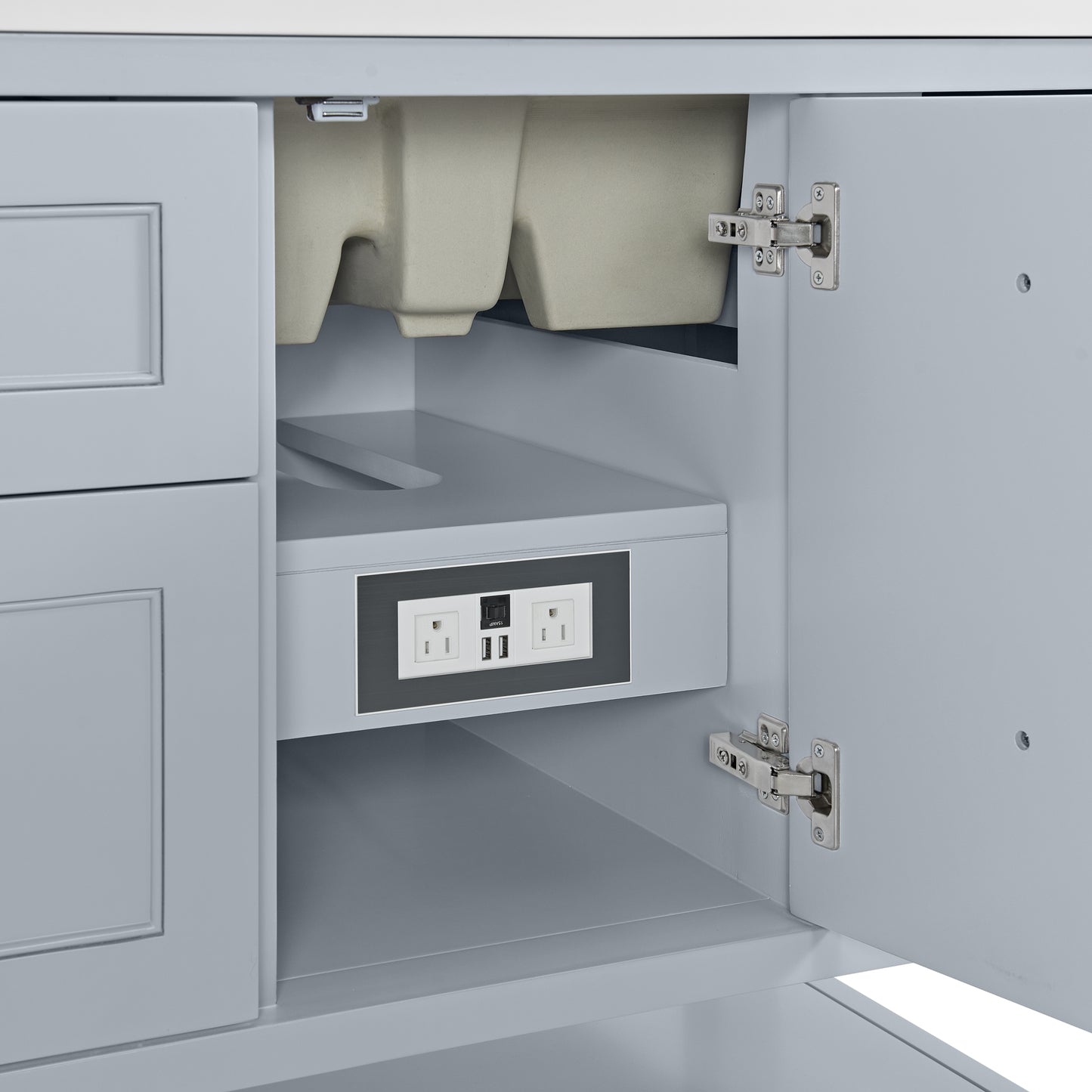 James Martin Breckenridge 72" Double Vanity w/ 3 CM Countertop