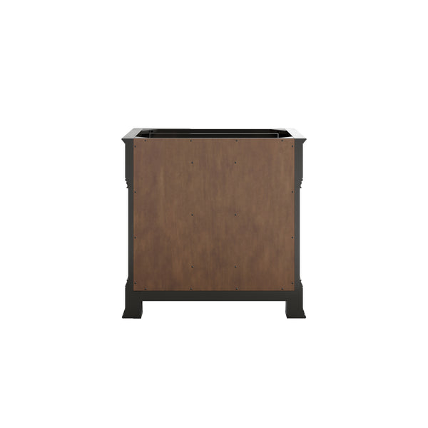 James Martin Brookfield 36" Single Vanity, Black Onyx with 3 CM Countertop - Luxe Bathroom Vanities