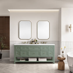 James Martin Breckenridge 72" Double Vanity w/ 3 CM Countertop