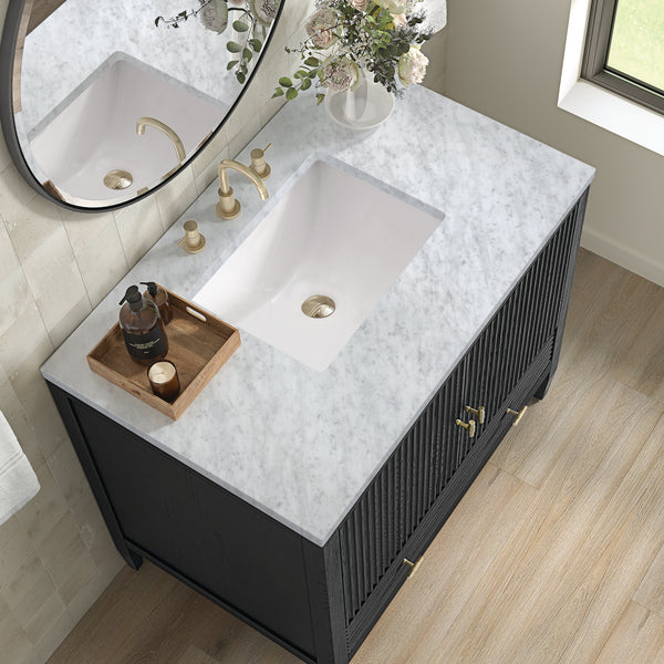 James Martin Myrrin 36" Single Vanity with 3 CM Countertop