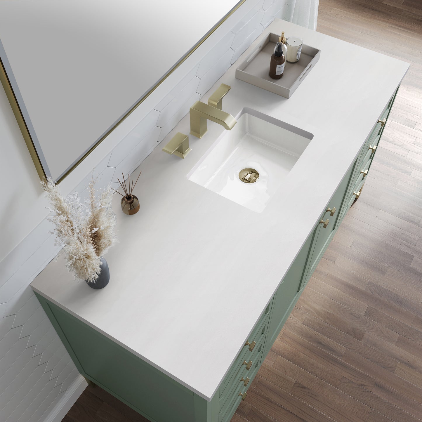 James Martin Chicago 60" Single Vanity with 3 CM Countertop