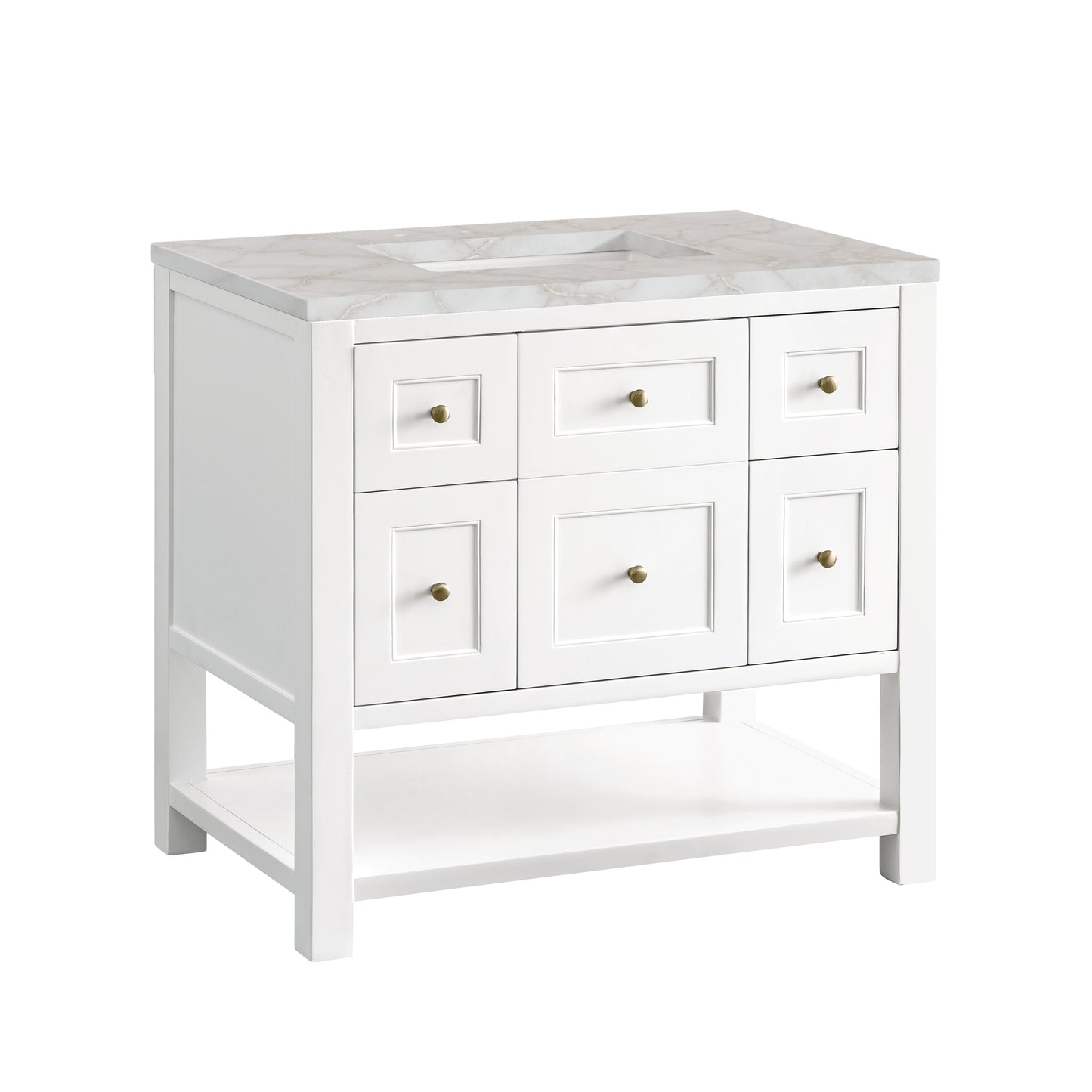 James Martin Breckenridge 36" Single Vanity w/ 3CM Countertop
