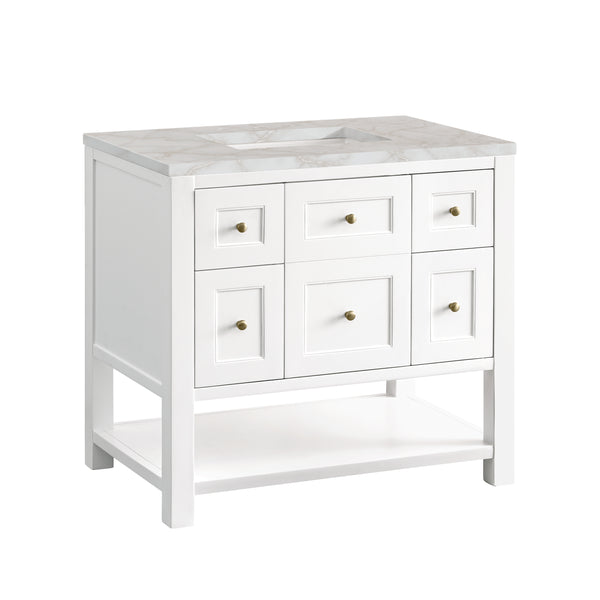 James Martin Breckenridge 36" Single Vanity w/ 3CM Countertop