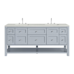 James Martin Breckenridge 72" Double Vanity w/ 3 CM Countertop