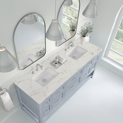 James Martin Breckenridge 72" Double Vanity w/ 3 CM Countertop