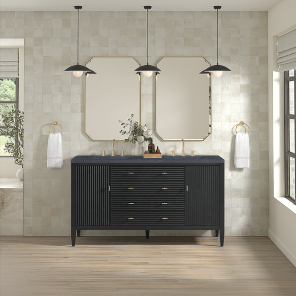 James Martin Myrrin 60" Double Vanity with 3 CM Countertop