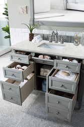 James Martin Brittany 48" Single Vanity with 3 CM Countertop & FreePower Wireless Charger