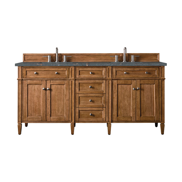James Martin Brittany 72" Double Vanity with 3 CM Countertop & FreePower Wireless Charger