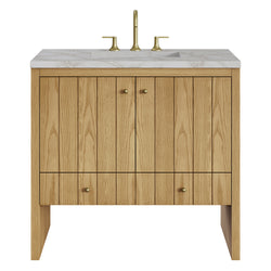 James Martin Hudson 36" Single Vanity with 3 CM Countertop