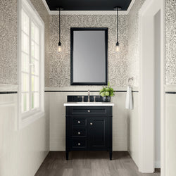 James Martin Brittany 30" Single Vanity with 3 CM Countertop