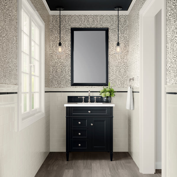 James Martin Brittany 30" Single Vanity with 3 CM Countertop