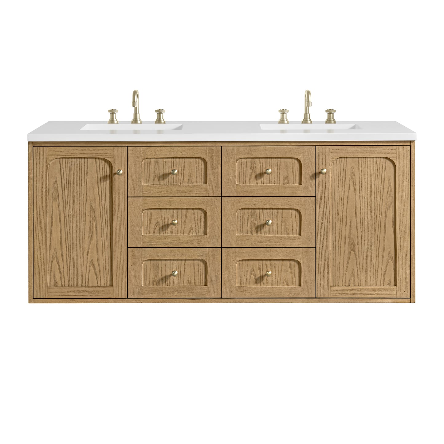 James Martin Laurent 60" Double Vanity with 3 CM Countertop