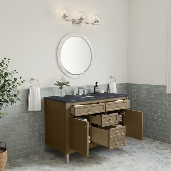 James Martin Chicago 48" Single Vanity with 3 CM Countertop