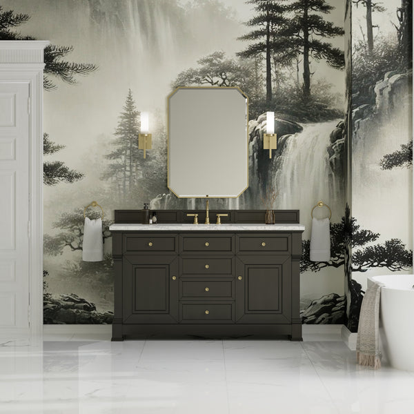 James Martin Brookfield 60" Single Vanity with 3CM Countertop & FreePower Wireless Charger