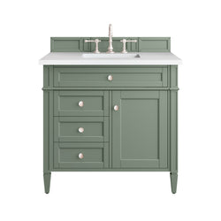 James Martin Brittany 36" Single Vanity with 3 Countertop