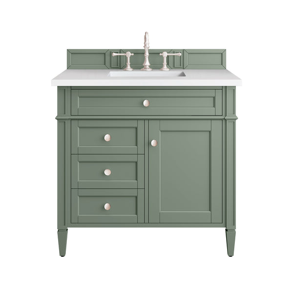 James Martin Brittany 36" Single Vanity with 3 Countertop