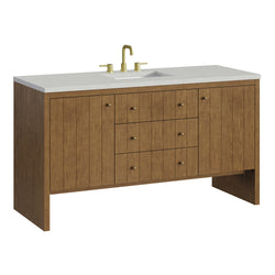 James Martin Hudson 60" Single Vanity with 3 CM Countertop