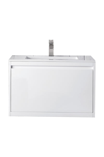 James Martin Mantova 31.5" Single Vanity with Composite Stone Top - Luxe Bathroom Vanities
