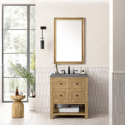 James Martin Breckenridge 30" Single Vanity, Light Natural Oak - Luxe Bathroom Vanities