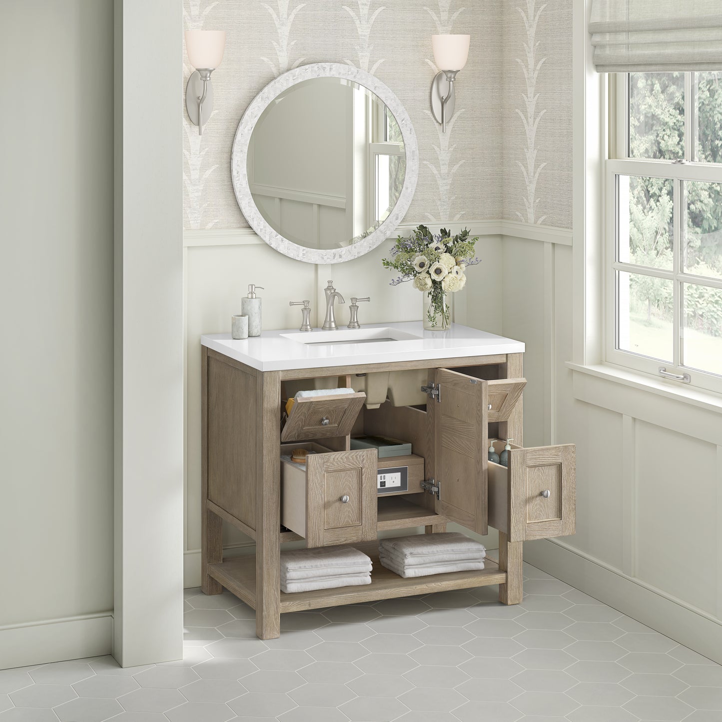 James Martin Breckenridge 36" Single Vanity w/ 3CM Countertop