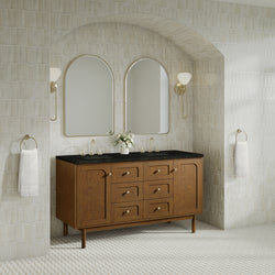 James Martin Laurent 60" Double Vanity with 3 CM Countertop
