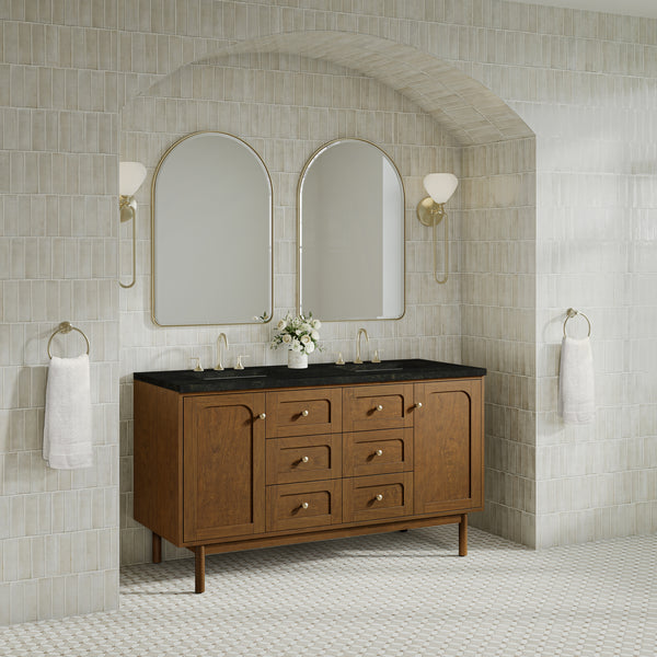 James Martin Laurent 60" Double Vanity with 3 CM Countertop