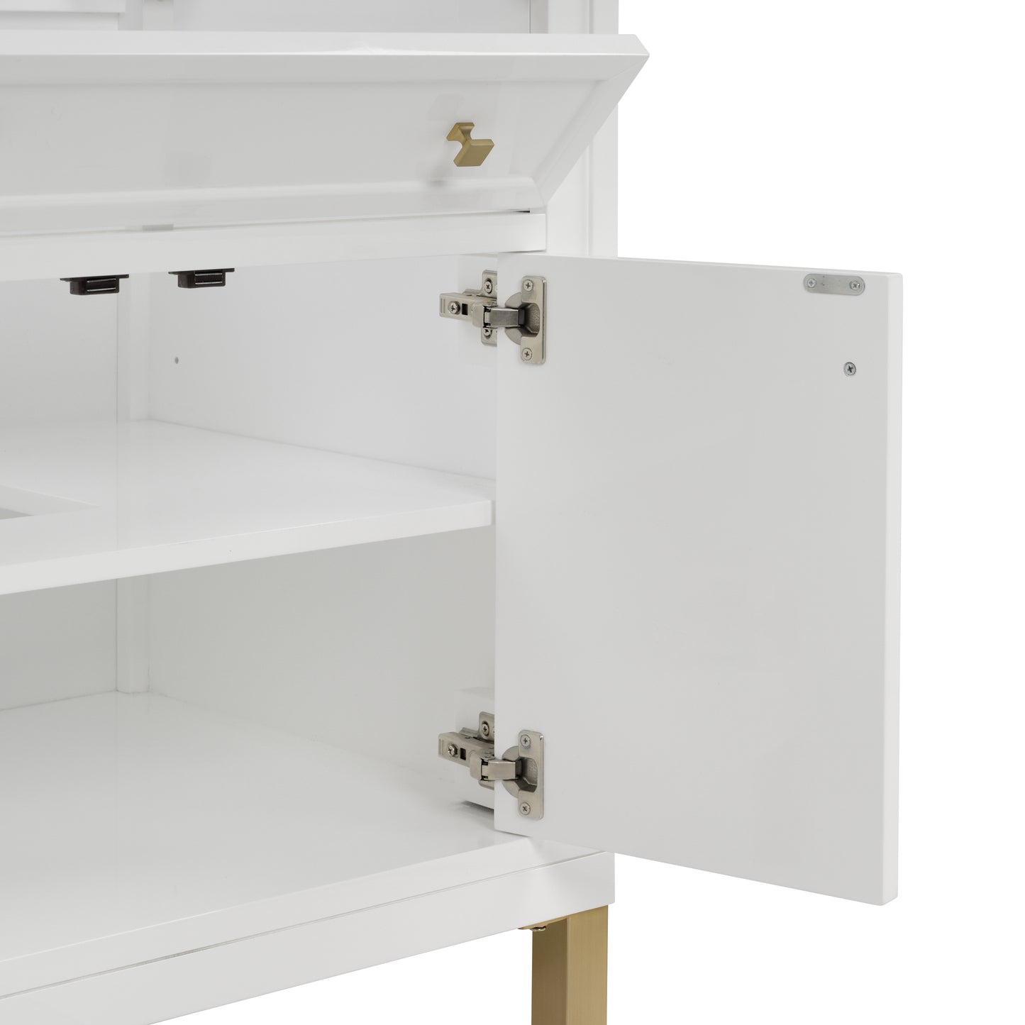 James Martin Chicago 30" Single Vanity with Single Hole 3CM White Zeus Silestone Top & Backsplash