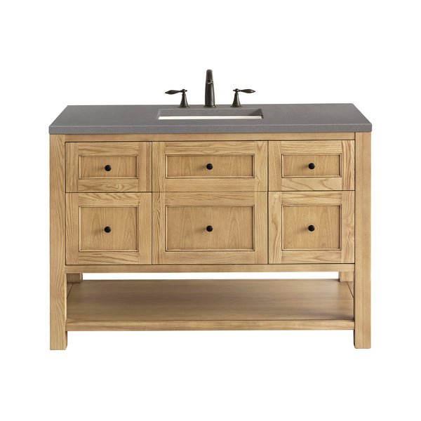 James Martin Breckenridge 48" Single Vanity, Light Natural Oak - Luxe Bathroom Vanities