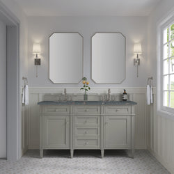 James Martin Brittany 60" Double Vanity with 3 CM Countertop