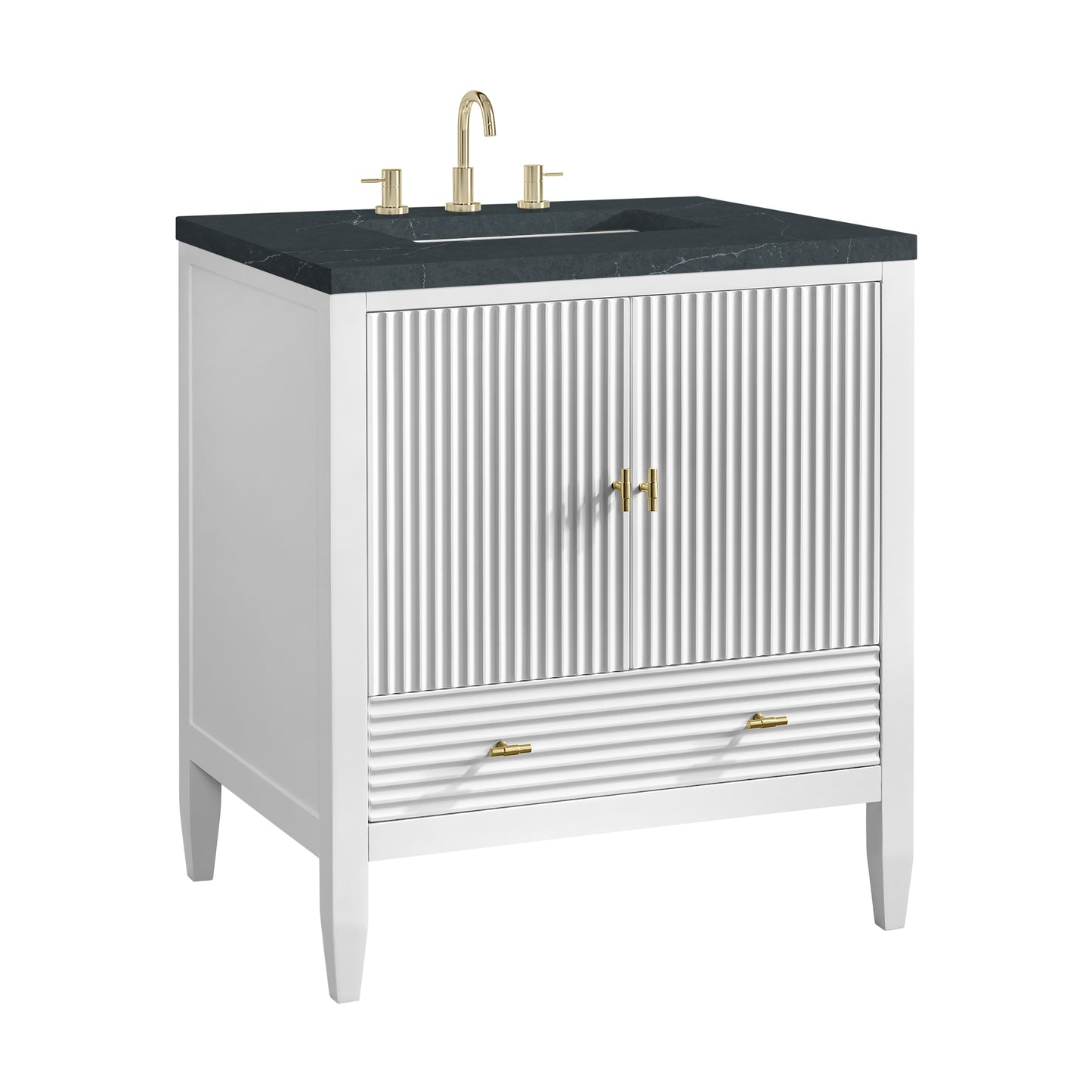 James Martin Myrrin 30" Single Vanity with 3 CM Countertop
