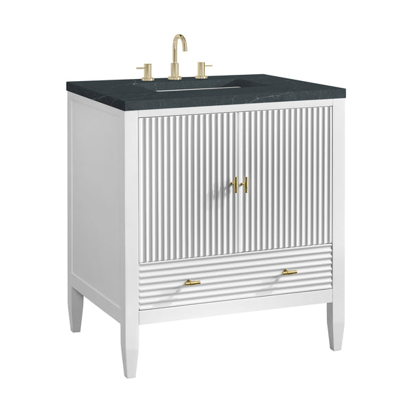 James Martin Myrrin 30" Single Vanity with 3 CM Countertop