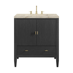 James Martin Myrrin 30" Single Vanity with 3 CM Countertop