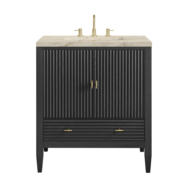 James Martin Myrrin 30" Single Vanity with 3 CM Countertop