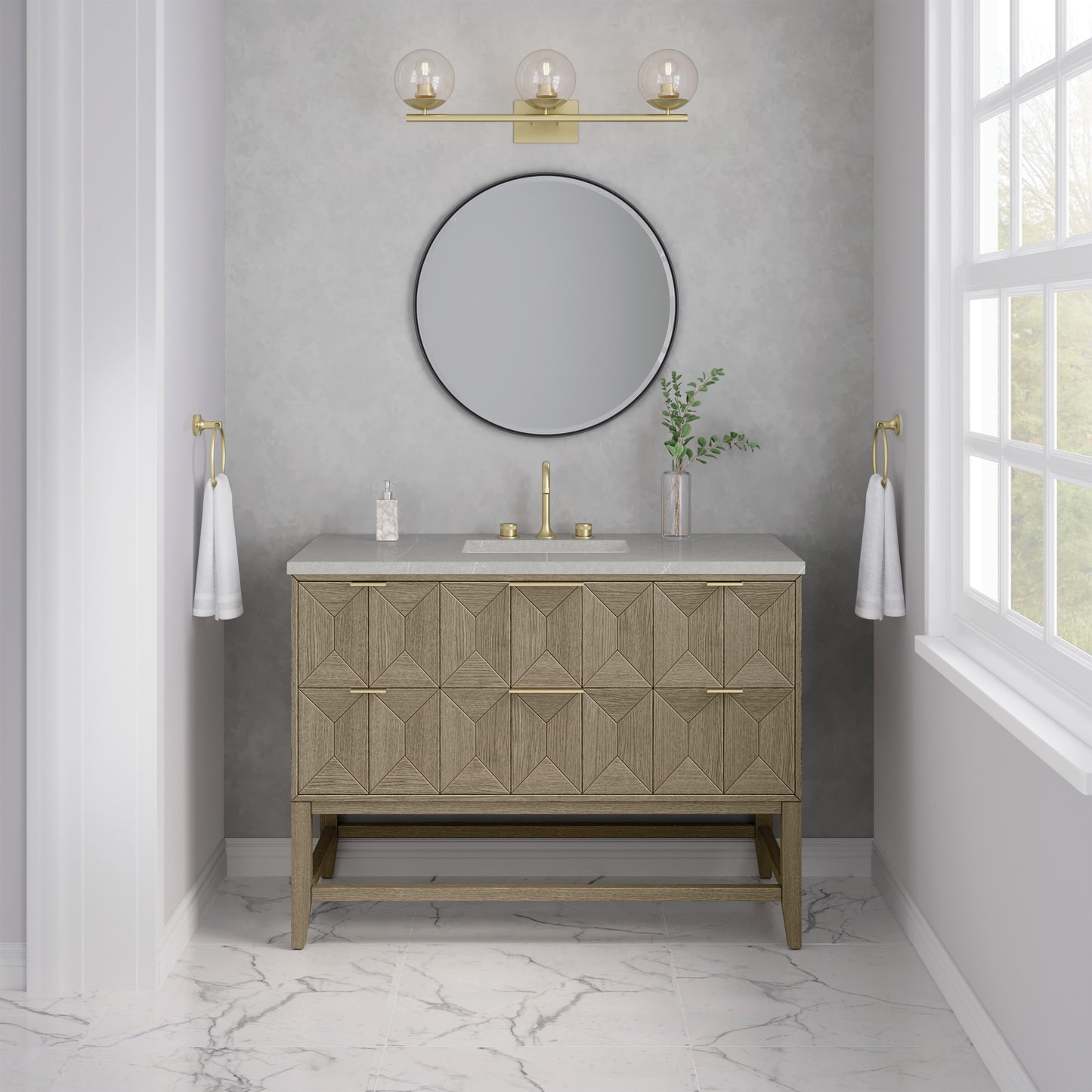 James Martin 48" Emmeline Single Vanity - Luxe Bathroom Vanities