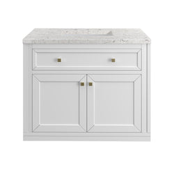 James Martin Chicago 36" Single Vanity with 3 CM Countertop