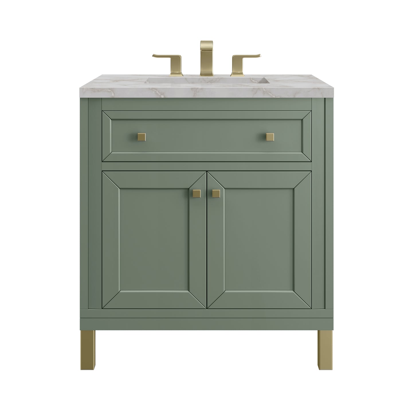 James Martin Chicago 30" Single Vanity with 3 CM Countertop