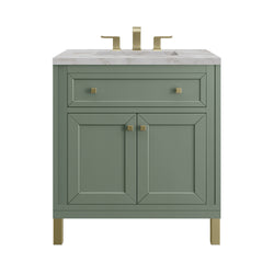 James Martin Chicago 30" Single Vanity with 3 CM Countertop