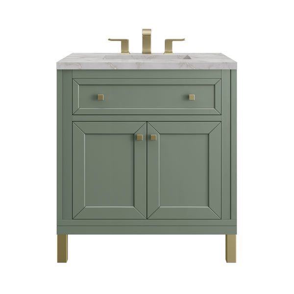 James Martin Chicago 30" Single Vanity with 3 CM Countertop