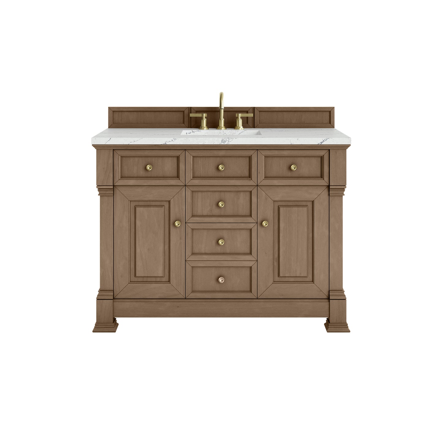 James Martin Brookfield 48" Single Vanity with 3 CM Countertop & FreePower Wireless Charger