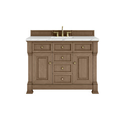 James Martin Brookfield 48" Single Vanity with 3 CM Countertop & FreePower Wireless Charger