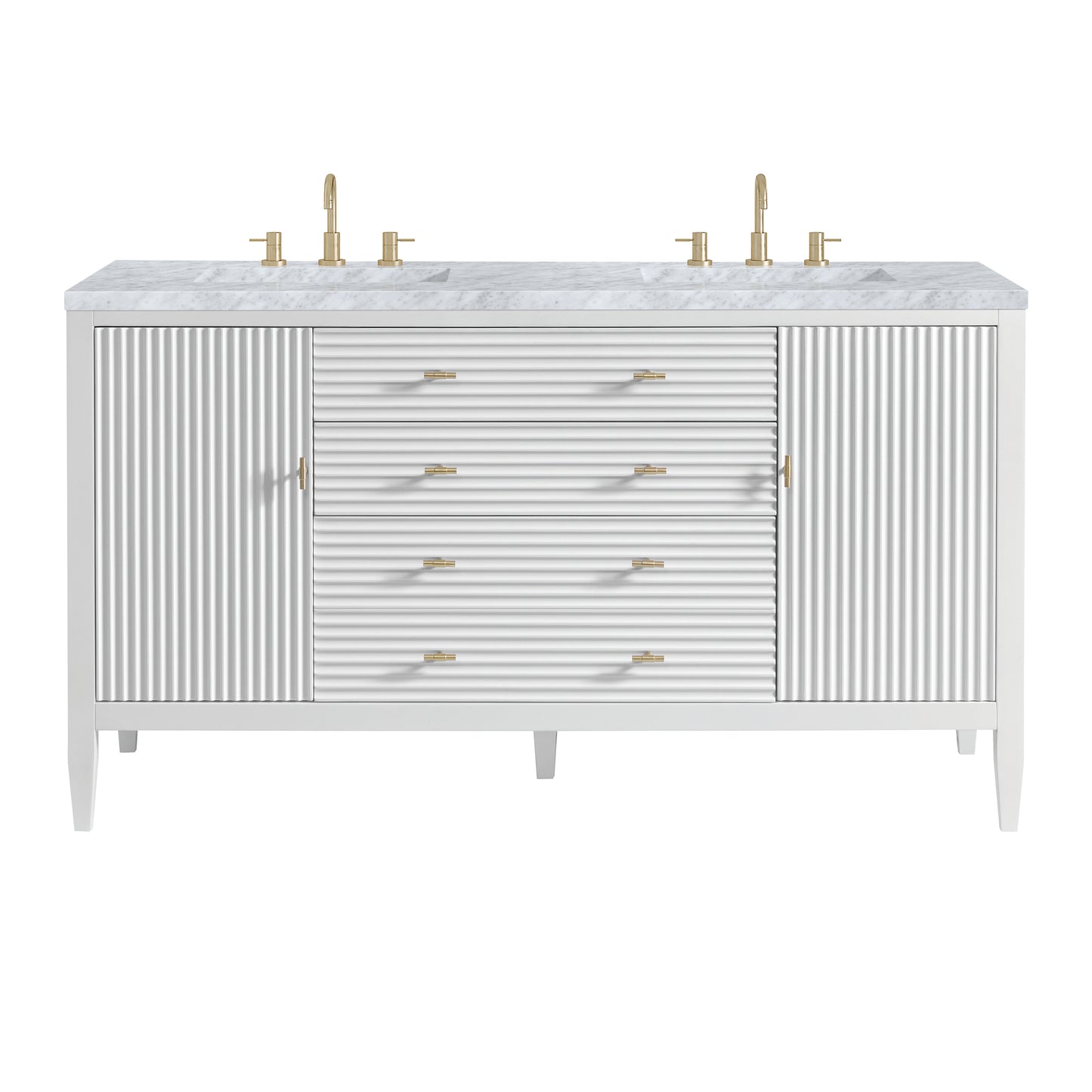 James Martin Myrrin 60" Double Vanity with 3 CM Countertop