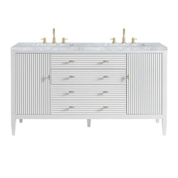 James Martin Myrrin 60" Double Vanity with 3 CM Countertop
