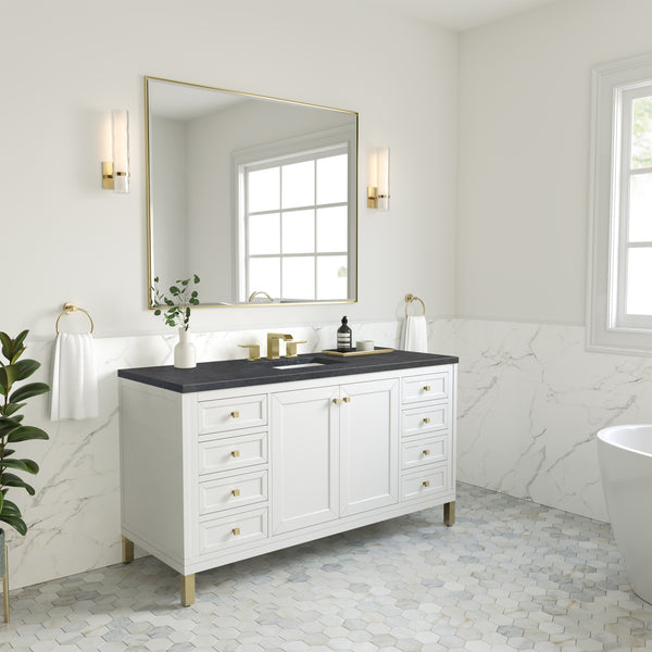 James Martin Chicago 60" Single Vanity with 3 CM Countertop