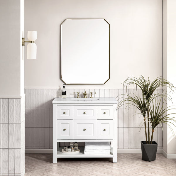 James Martin Breckenridge 36" Single Vanity w/ 3CM Countertop