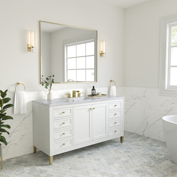 James Martin Chicago 60" Single Vanity with 3 CM Countertop